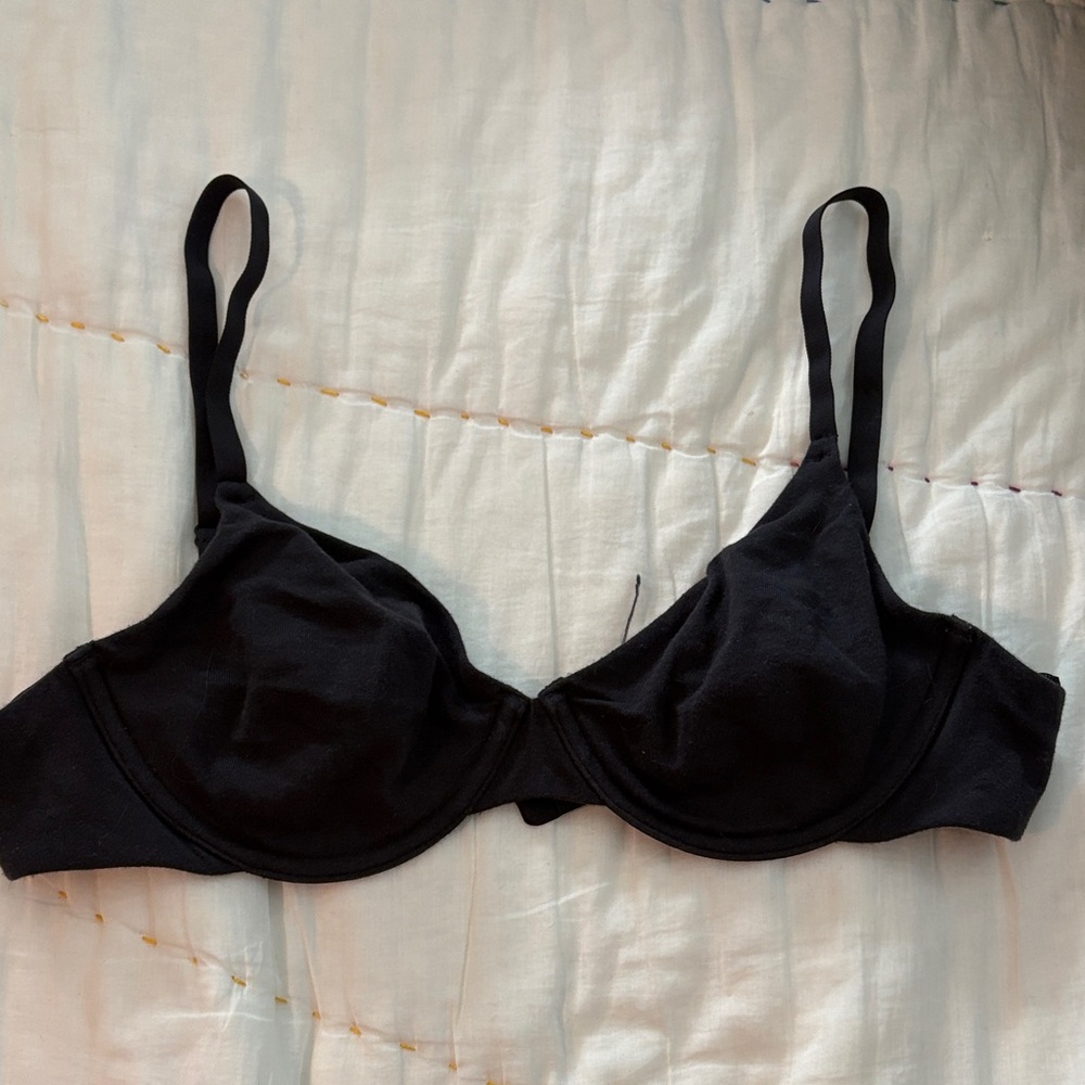 SKIMS Midnight Black Underwire Bra